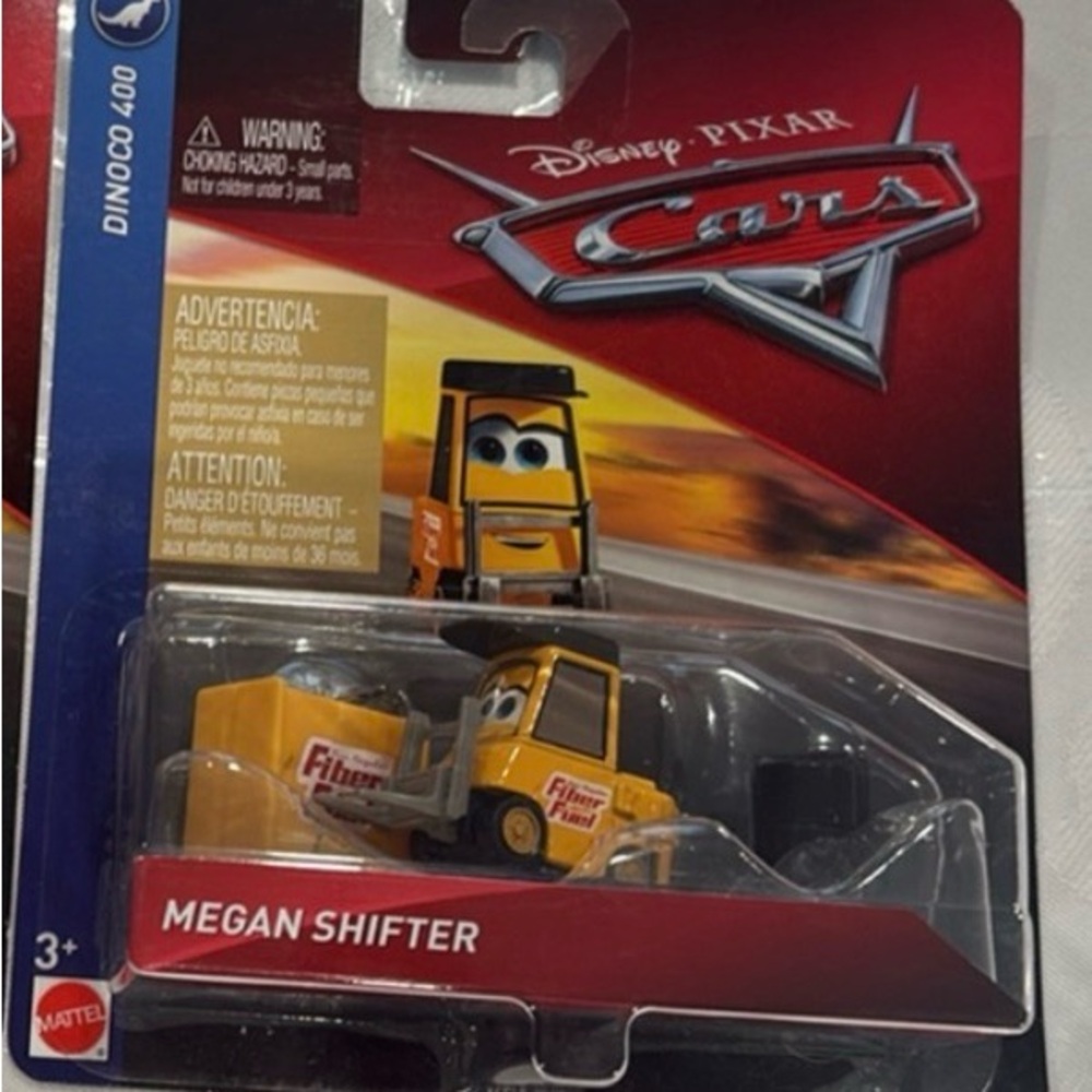IN BOX Disney Pixar Cars Megan Shifter Diecast Toy Car